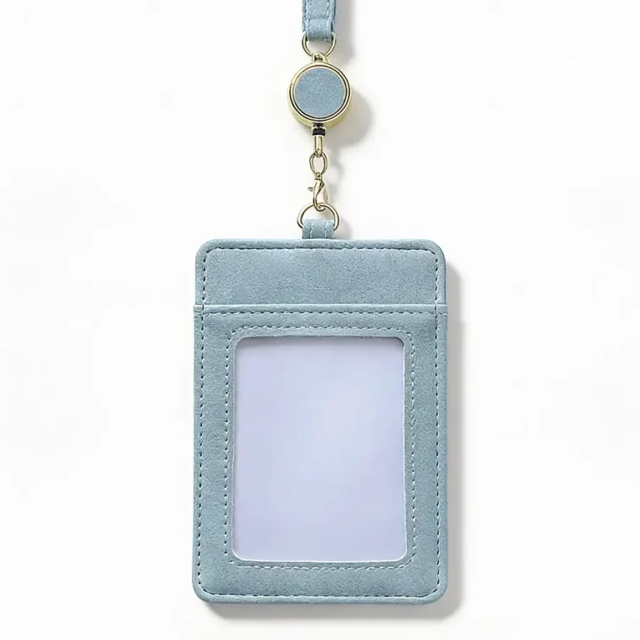 Badge Élégant en Simili‑Cuir Badge Élégant en Simili‑Cuir – Badge Personnalisé Premium | MeetPro