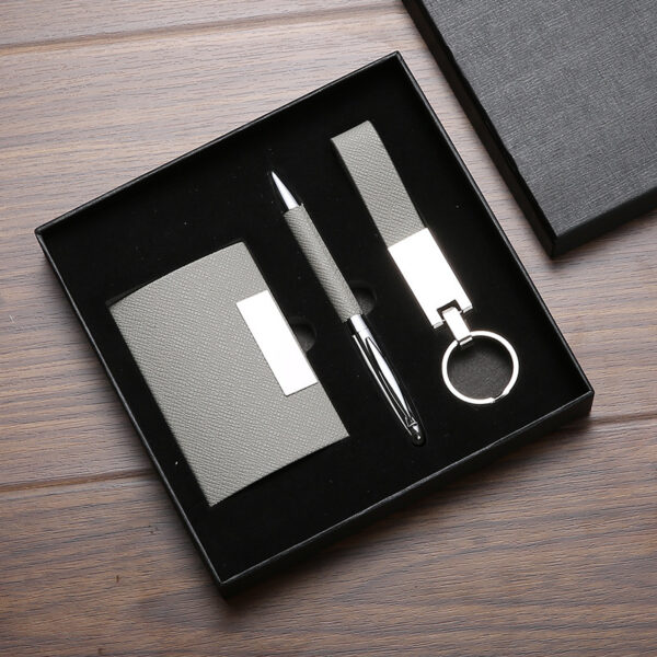 Coffret 3 Pcs, porte-cartes , p-clés Stylo – Image 4