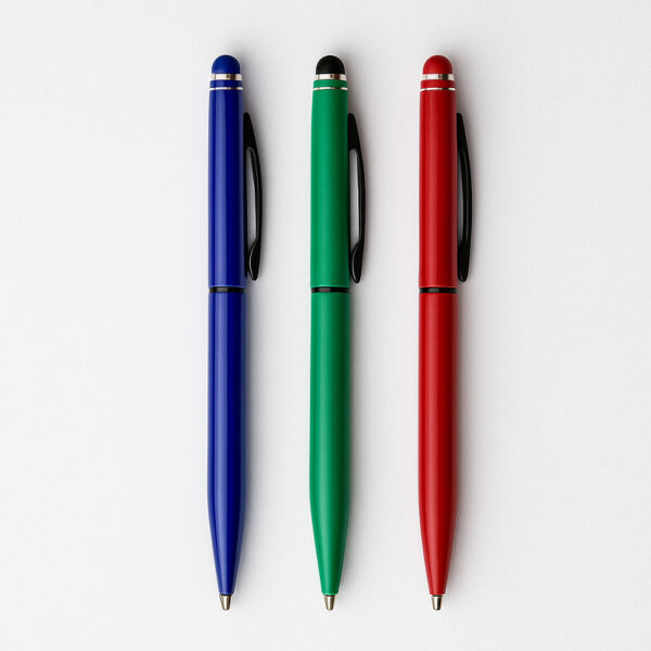 stylo en métal revêtu 2 en 1