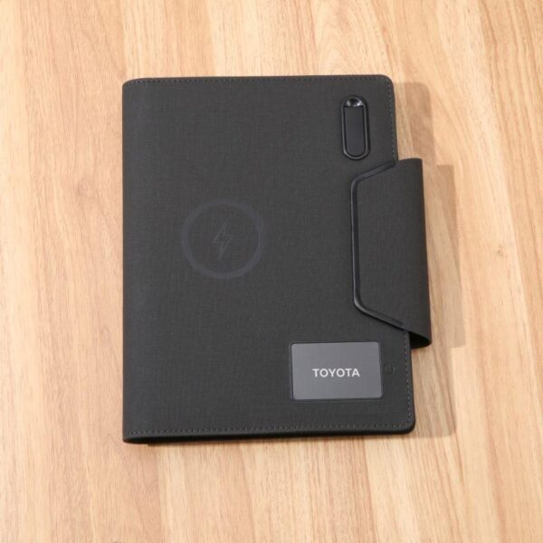 Block note à couverture rigide avec chargement sans fil – Image 5