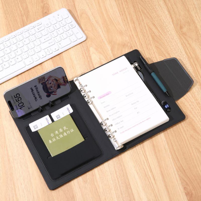 Block note à couverture rigide avec chargement sans fil – Image 6