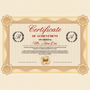 Certificats de Réussite