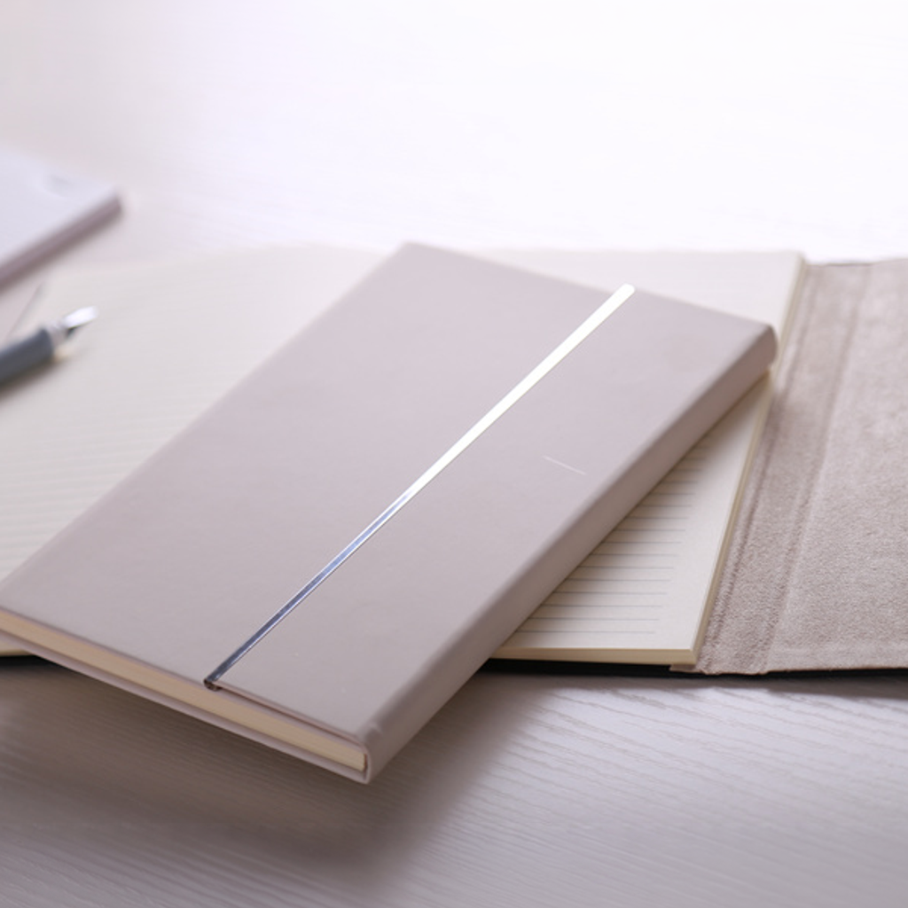 Block note rigide en F. cuir PU - Image 3