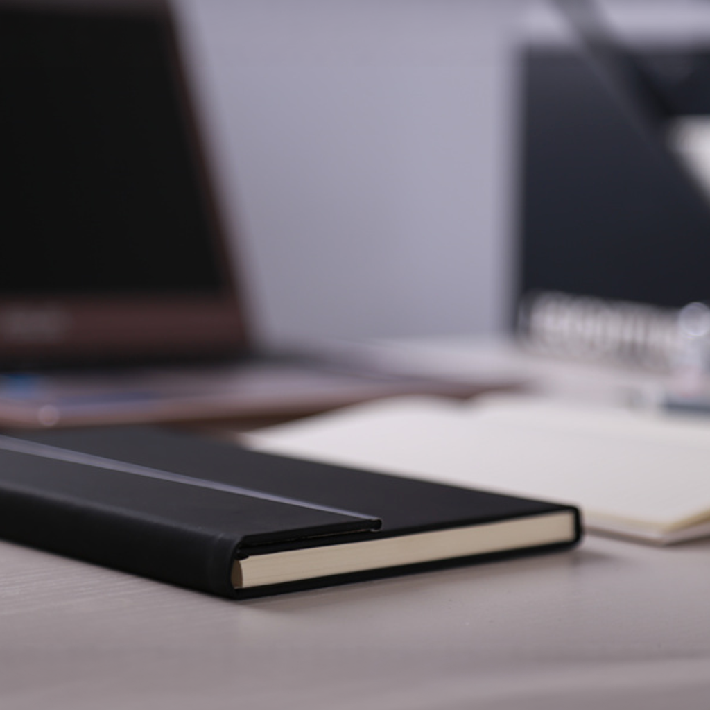 Block note rigide en F. cuir PU - Image 4