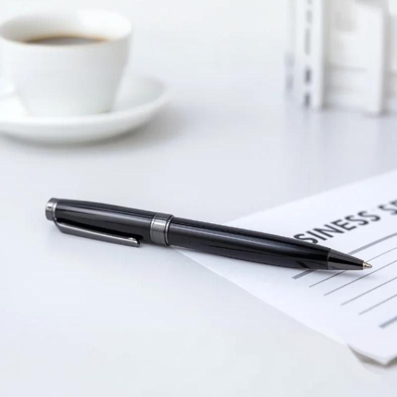 Stylo à bille Premium Noir – Image 2