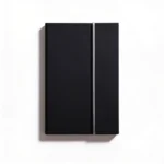 Bloc-note rigide en cuir PU – Carnet notes élégant & durable