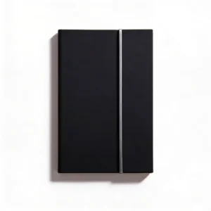 Bloc-note rigide en cuir PU – Carnet notes élégant & durable