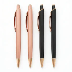 Stylos à Bille en Métal Or Rose – Élégants & Premium