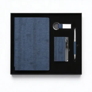 Coffret 4 Pièces Textured Linen Finish – Cadeau Premium & Élégant | MeetPro