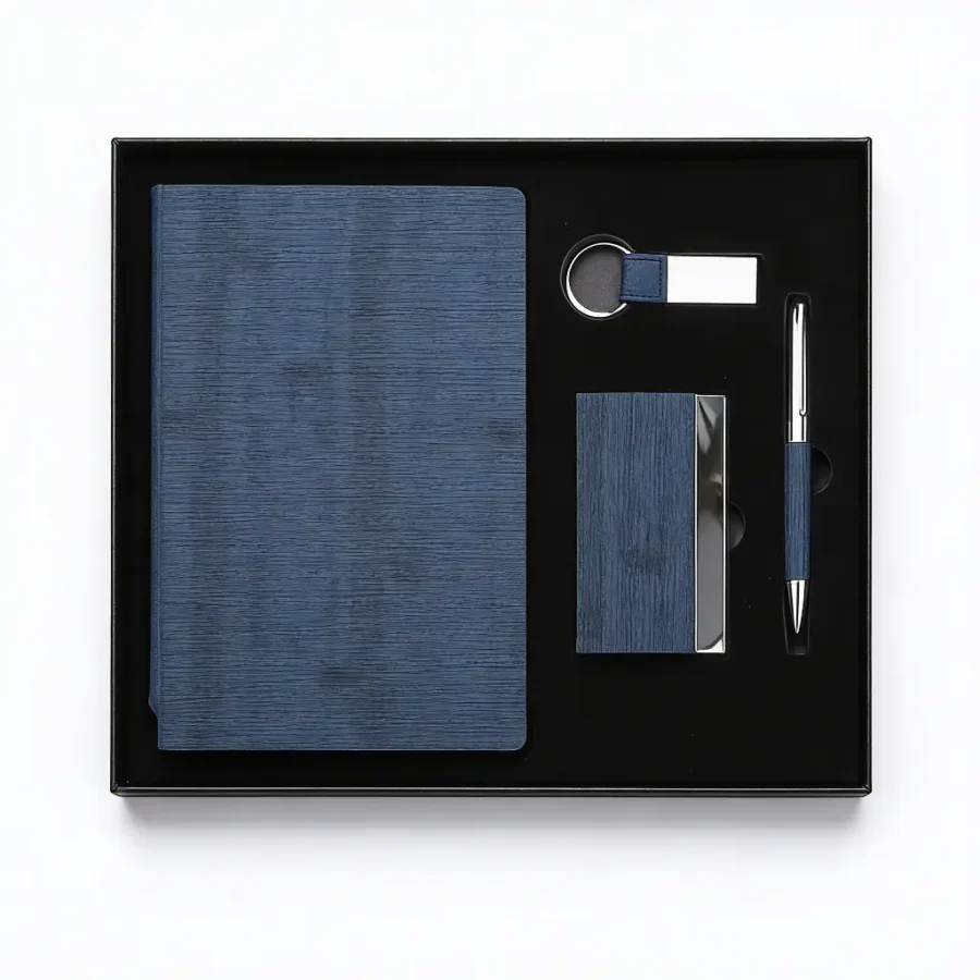 Coffret 4 Pièces Textured Linen Finish – Cadeau Premium & Élégant | MeetPro