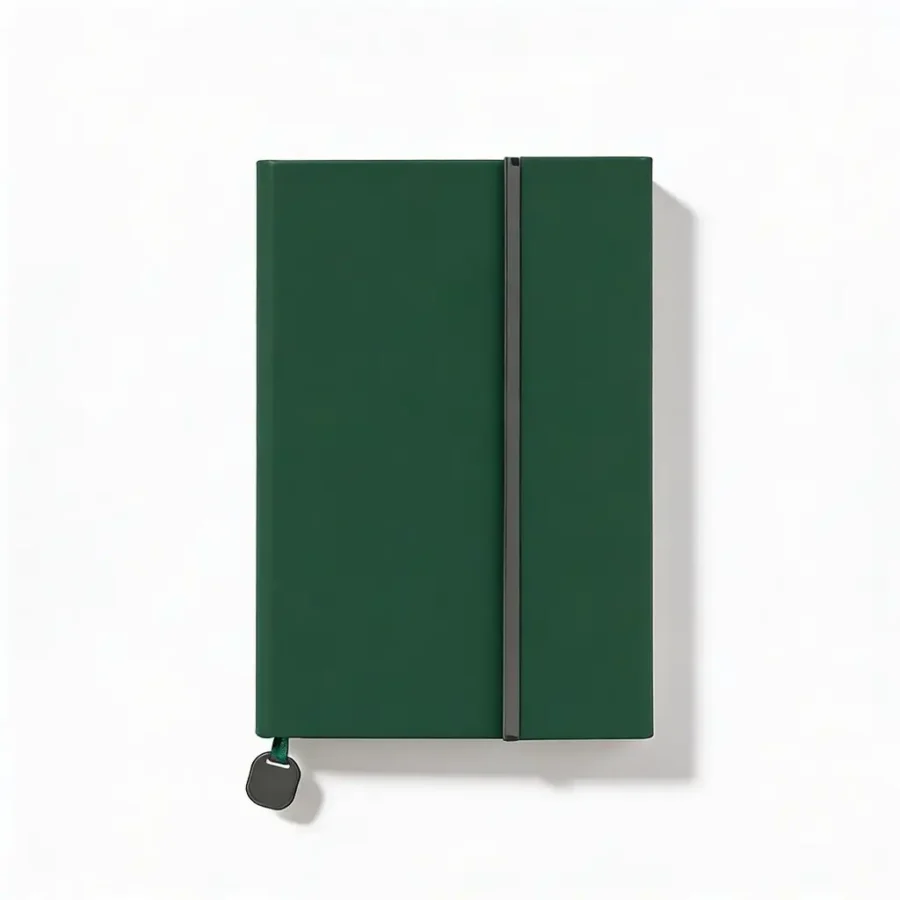 Bloc-note rigide en cuir PU – Carnet notes élégant & durable