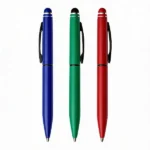 Stylo en métal revêtu 2-en-1 – Écriture & stylet tactile