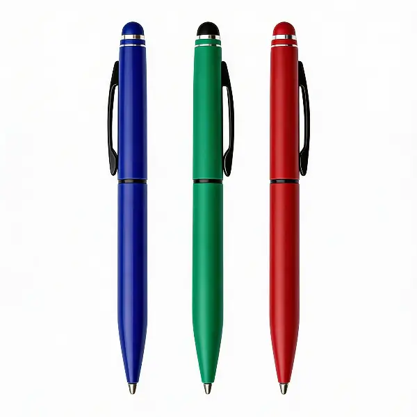 Stylo en métal revêtu 2-en-1 – Écriture & stylet tactile Stylo en métal revêtu 2-en-1 – Écriture & stylet tactile