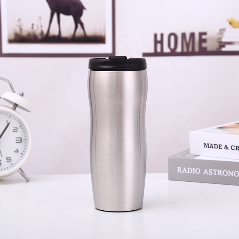 Tasse à café Double couche en acier inoxydable – Image 2