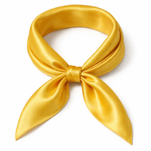 Foulard hôtesse carré cou – Accessoire textile personnalisable