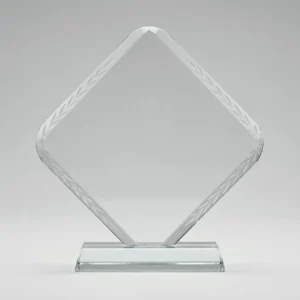 Trophée en Verre Losange "Diamond"