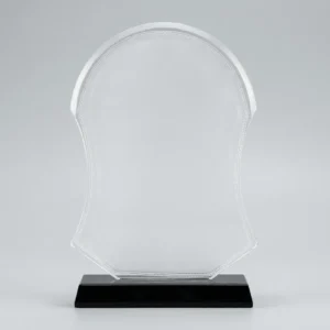 Trophée en Verre "Blason" Prestige