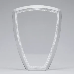 Trophée en Cristal "Horizon" – Forme Trapézoïdale