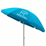 Parasol publicitaire personnalisé METPRO – accessoire de plein air