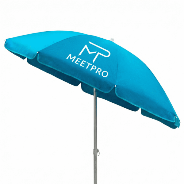 Parasol publicitaire personnalisé METPRO – accessoire de plein air