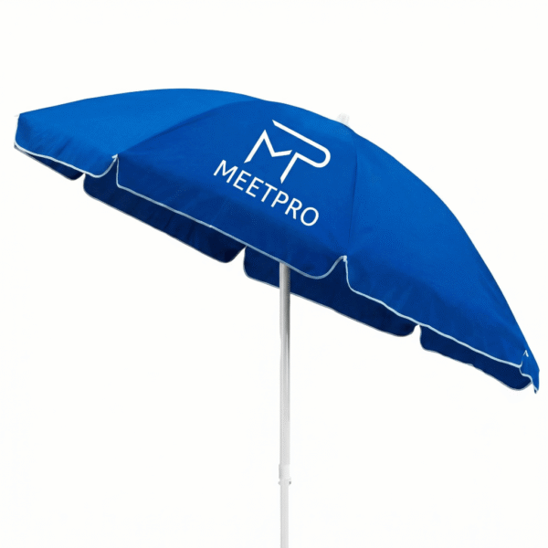 Parasol publicitaire personnalisé METPRO – accessoire de plein air