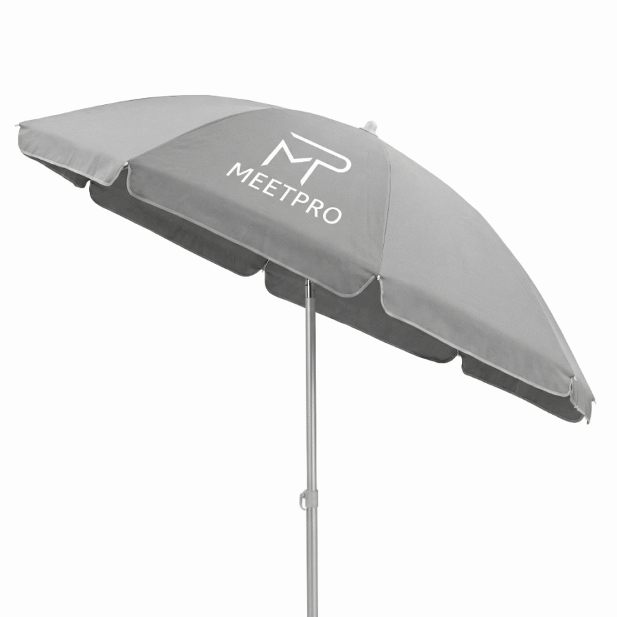 Parasol publicitaire personnalisé METPRO – accessoire de plein air
