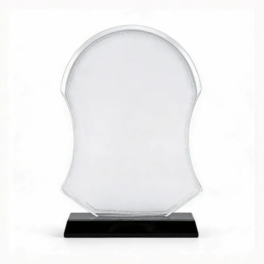 Trophée en Verre "Blason" Prestige