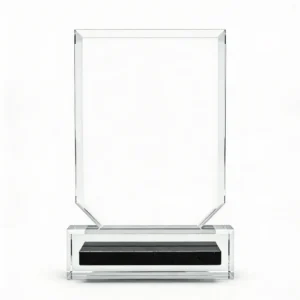 Trophée en Verre Rectangulaire "Excellence"