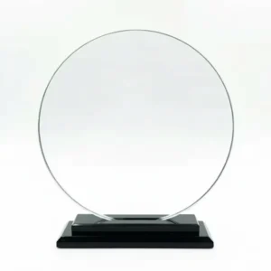 Trophée en Verre Circulaire "Eclipse"