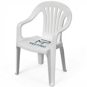 Chaise Alpha Monobloc personnalisée en plastique MeetPro