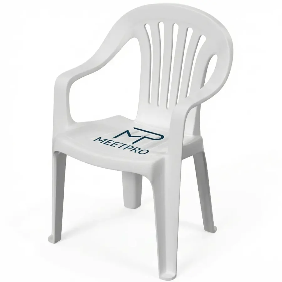 Chaise Alpha Monobloc personnalisée en plastique MeetPro
