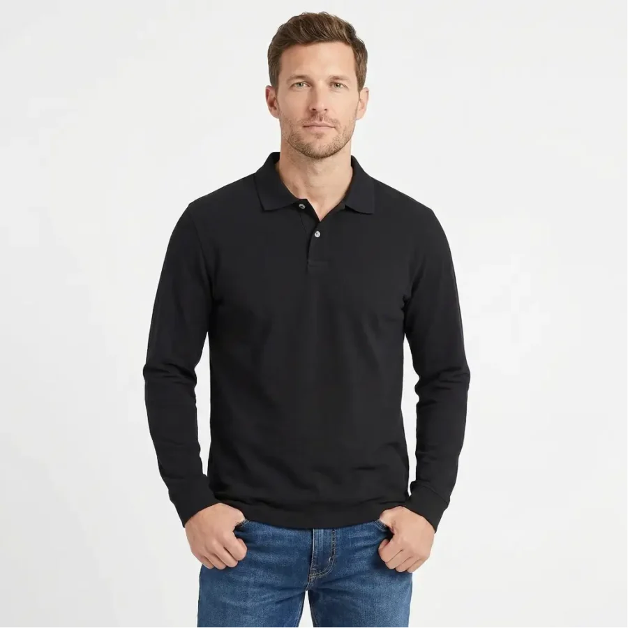 Polo Manches Longues Homme – Style & Confort Polo Manches Longues Homme – Style & Confort