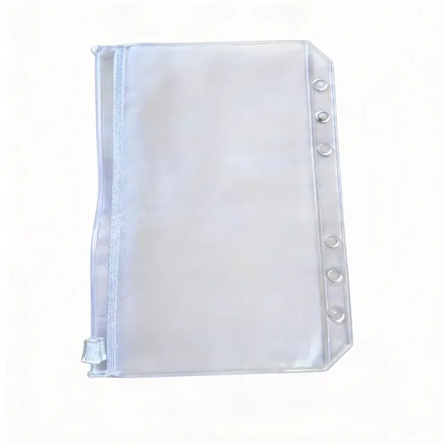 Enveloppe Budgétaire Transparente A6 à Zip – Classeur 6 Anneaux Enveloppe Budgétaire Transparente A6 à Zip – Classeur 6 Anneaux