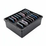 Boîte de rangement pour téléphones 20 places avec mousse de calage