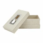 Boîte à Mouchoirs Luxe Rectangulaire – Distributeur de Mouchoirs Élégant