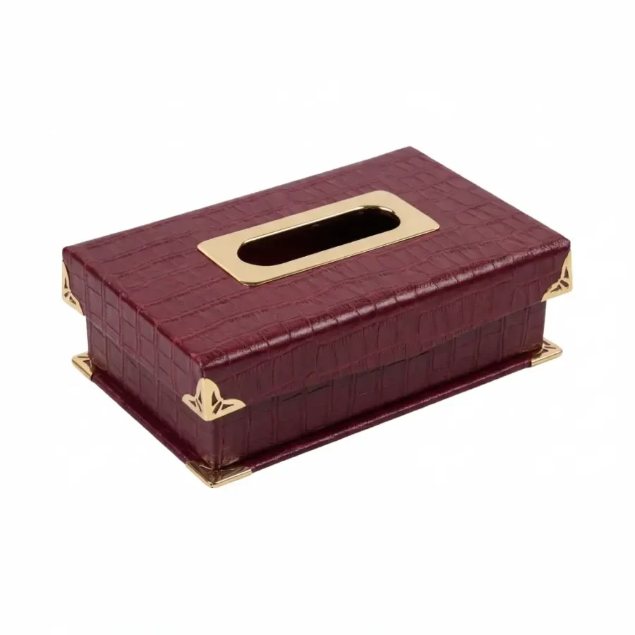 Boîte à Mouchoirs de Luxe en Simili Cuir – Boîte Décorative Élégante Boîte à Mouchoirs de Luxe en Simili Cuir – Boîte Décorative Élégante