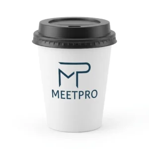 Goblet café personnalisé réutilisable | Gobelet à emporter avec couvercle