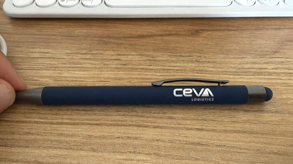 Stylo stylet soft-touch personnalisé avec logo – MeetPro Casablanca
